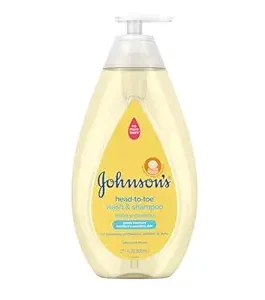 Johnson’s Head-to-Toe Gentle Tear-Free Baby & Newborn Wash & Shampoo, Sulfate-, Paraben- Phthalate- & Dye-Free, Hypoallergenic Wash for Sensitive Skin & Hair, 27.1 fl. Oz