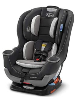 Graco Extend2Fit Convertible Car Seat, Rear-Facing and Forward-Facing, Extended Rear-Facing Seat Option, Redmond, Ideal for Newborns, Infants, and Toddlers